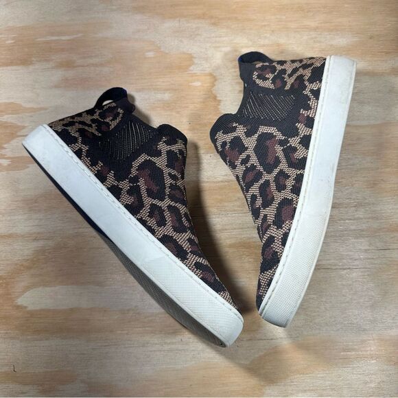 Rothy’s Wildcat Chelsea Animal Print Slip-On Sneakers Women’s Size 9 - Picture 4 of 6